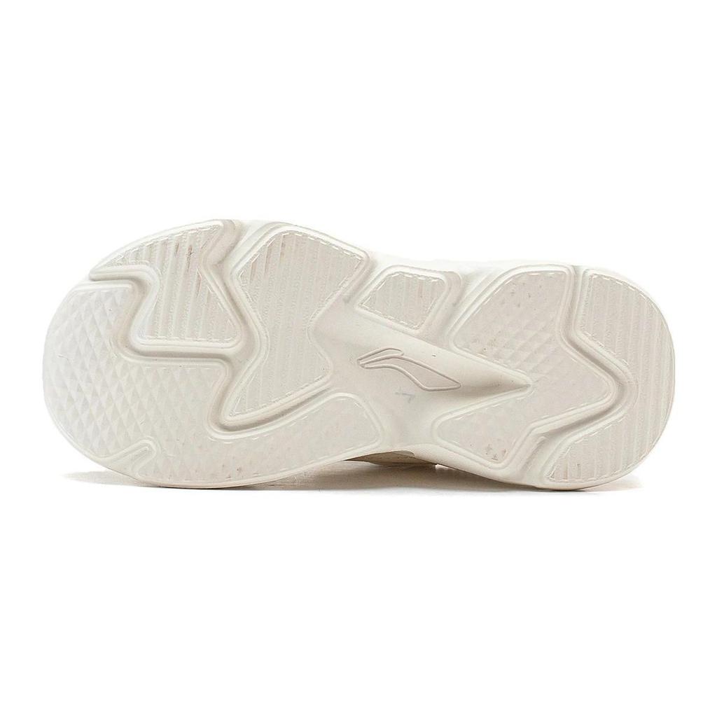 Li Ning Kids Sports Trend Non-Slip Wear-Resistant Shock Absorbing Warm Fleece Casual Shoes Kids Casual Shoes Off-White YKNT152-12