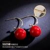 S Needle Natal Year Red Pearl Earrings Korean Temperament Simple Earrings Earrings Earrings Earrings Stud Earrings Women
