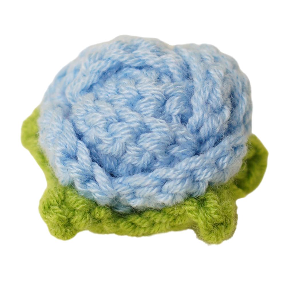 Knitted Flowers Smal Flowers Finished Handmade Flowers Artificial Flowers Crochet Flowers for Hair Clothes Decoration