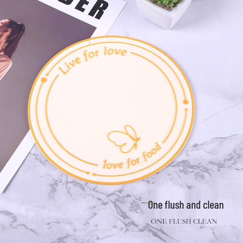 Minimalist Butterfly Insulated Heat-Resistant Coaster & Placemat Set