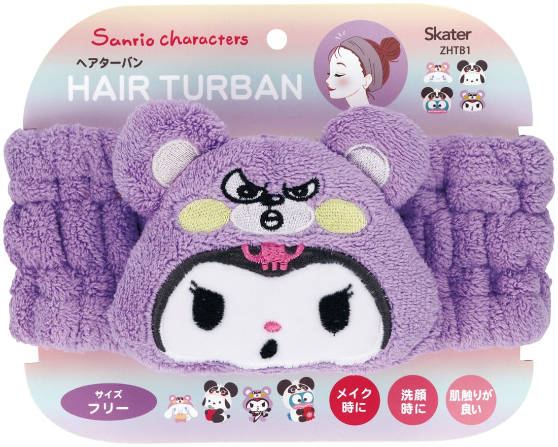 

Тюрбан для волос скейтера Куроми Головной убор Sanrio ZHTB1-A