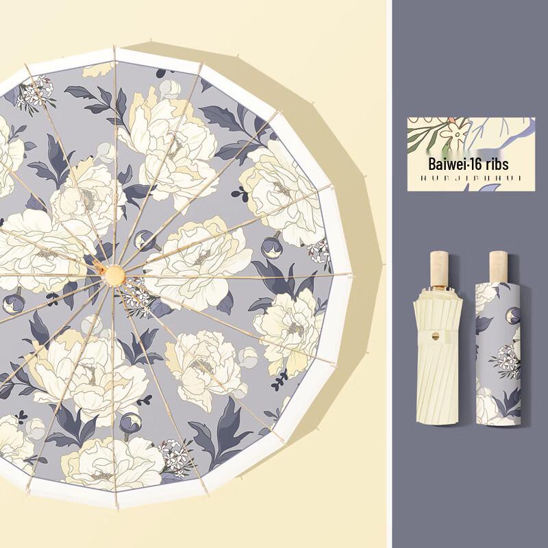 

Chic Sweetheart Retro French 3-Fold UV Umbrella