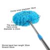 texture Long Handled Dust Locking Reusable And Microfiber Ceiling Fan Duster Extends Up ToCleaner Brush For Effortless Cleaning