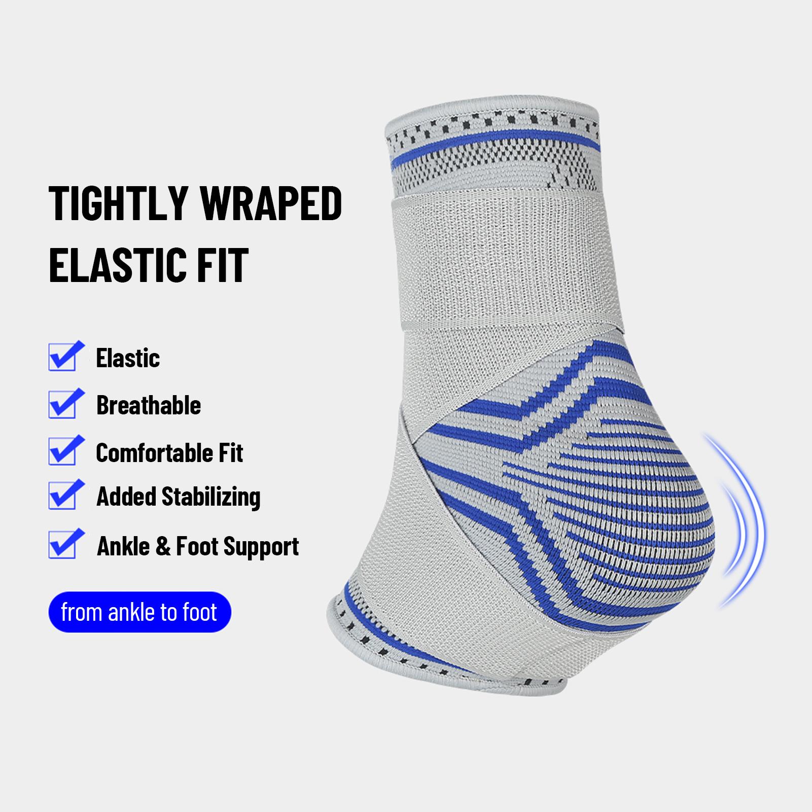 Регулируемый эластичный ремешок для поддержки лодыжки для баскетбола — фото 7