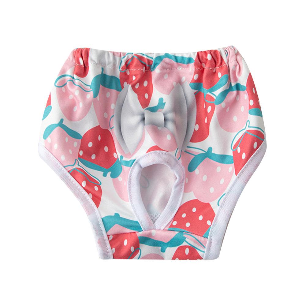 

Физиологические трусики для домашних животных Подгузник для собак Гигиенические моющиеся шорты для собак женского пола Трусики для менструации Трусы Товары для животных XL