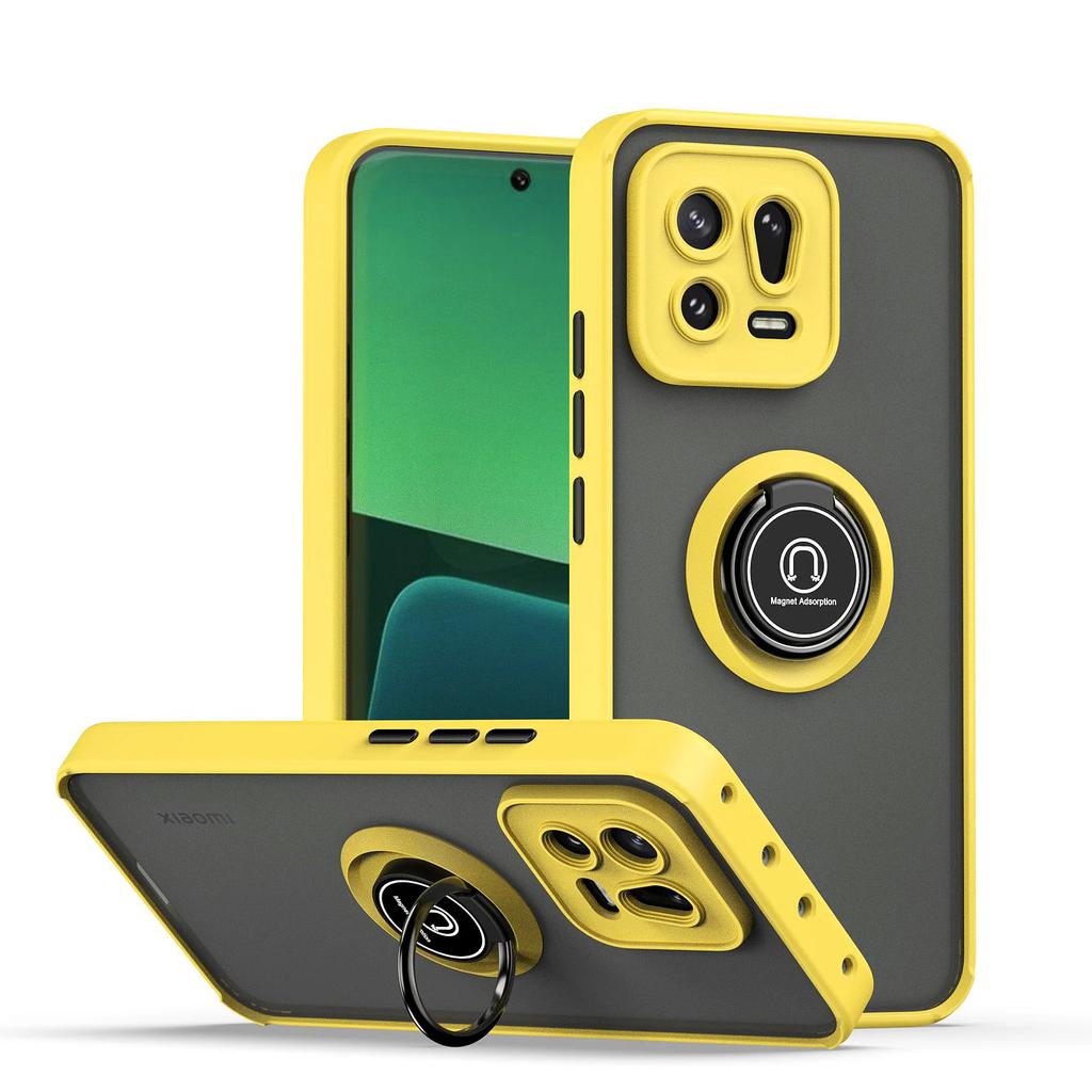 Magnetic Ring Holder Case For Xiaomi Mi 14T 13T 12T 11T 10T 15 Pro Funda For Mi 13 12 11 Lite Ultra Shockproof Armor Phone Cover