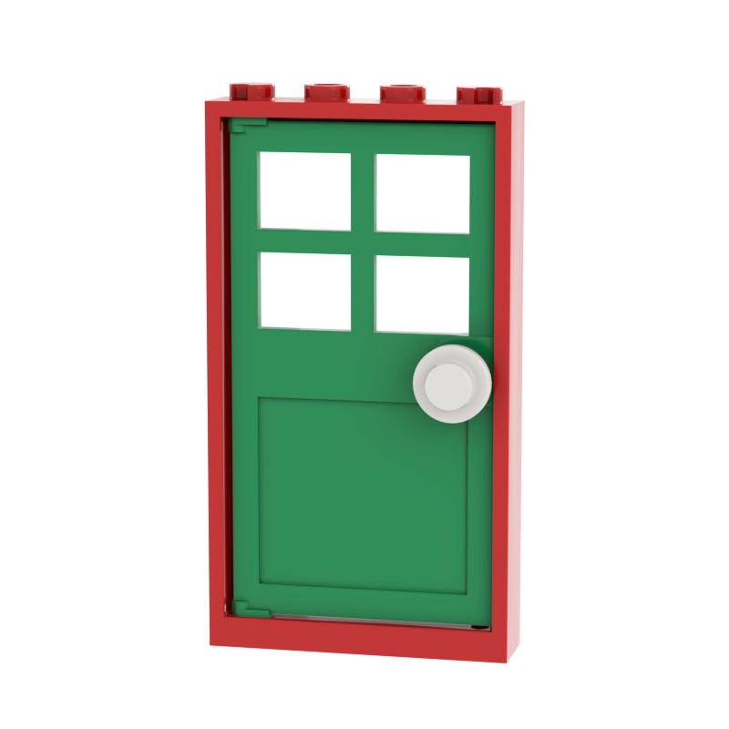 Tür Fenster Bausteine Kompatibel Große Marke Kinderspielzeug 60596 60623 6141 Frühes Lernen MOC Bildung Geschenke