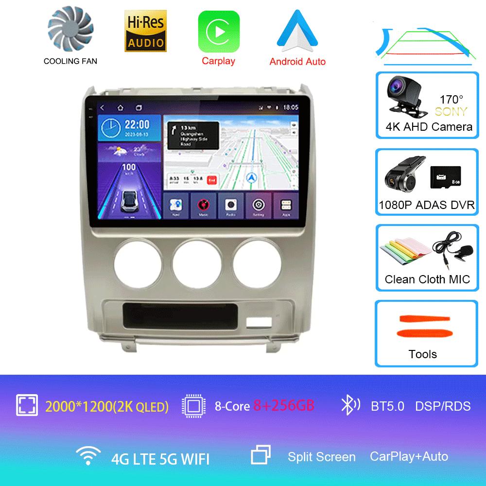 Android 14 For Mitsubishi Delica D5 2007 - 2009 RHD Auto Radio Stereo Head Unit Lettore Multimediale Navigazione GPS No 2din DVD