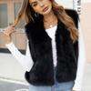 European and American women's clothing autumn and winter new imitation fur short vest jacket vest spot