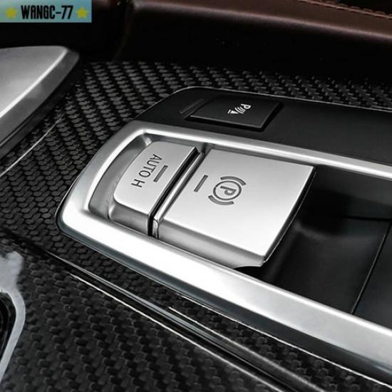 For BMW 5 6 7 X3 X5 X6 F10 Handbrake Auto Hold Button Switch Cover Chrome Trim