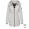 Women's Winter Warm Collar Hooded Long Coat With High-quality Zipper Closure Clothes Sale
