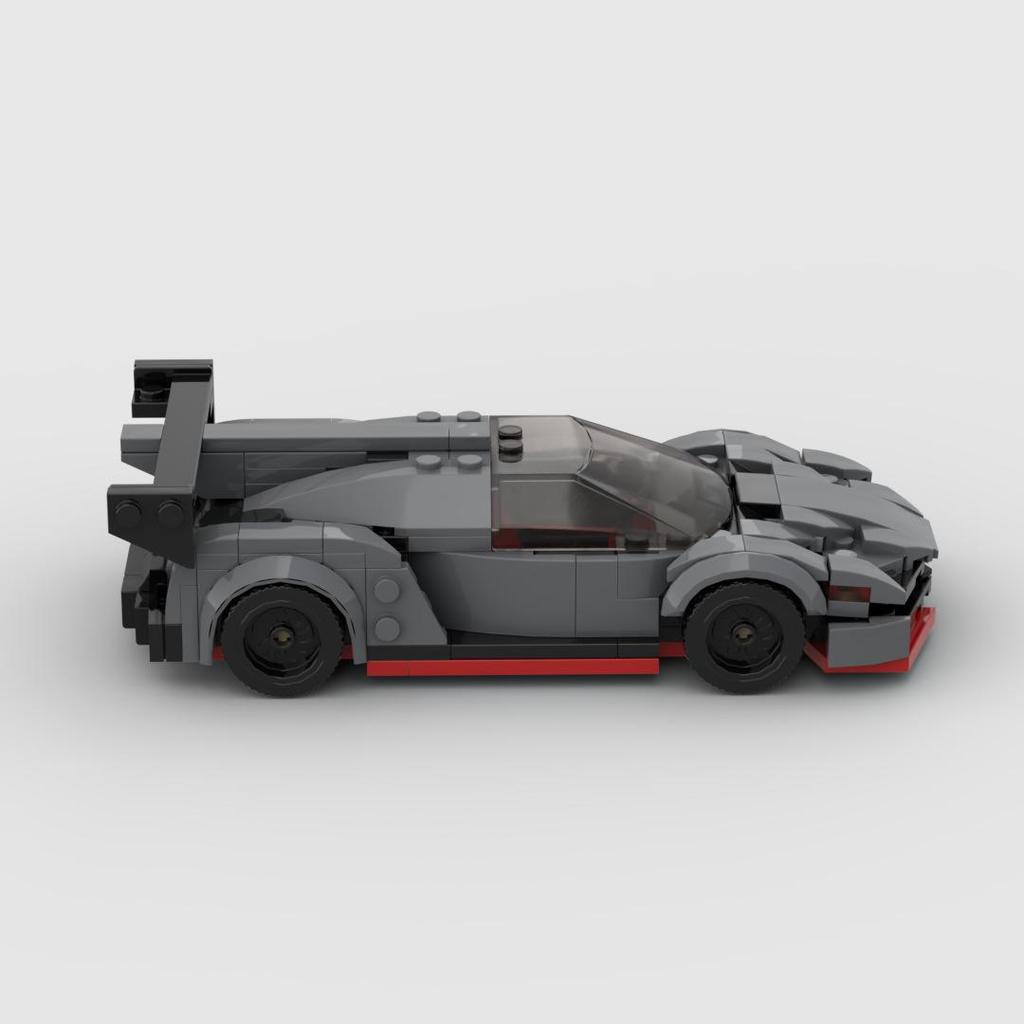 LEGO-Compatible Lamborghini Veneno MOC Building Blocks Toy Car - DIY Educational 8-Stud Model