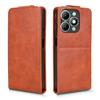 For itel A90 4G Stand Case Magnetic Clasp Vertical Flip Leather Phone Cover with Card Holder