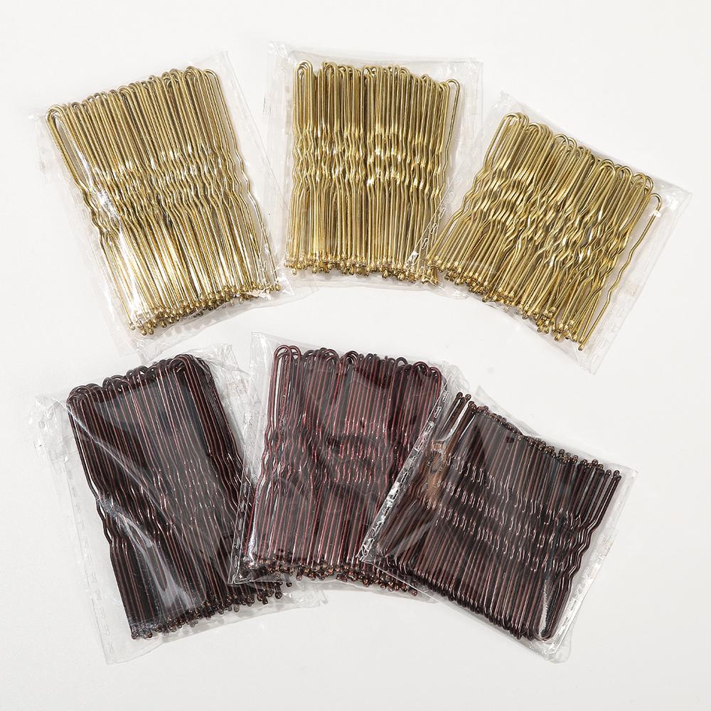 50Pcs New Solid Color Alloy Hair Sticks Hairpins Vintage Hair Clips Barrettes Bun Holder For Women Styling Tools