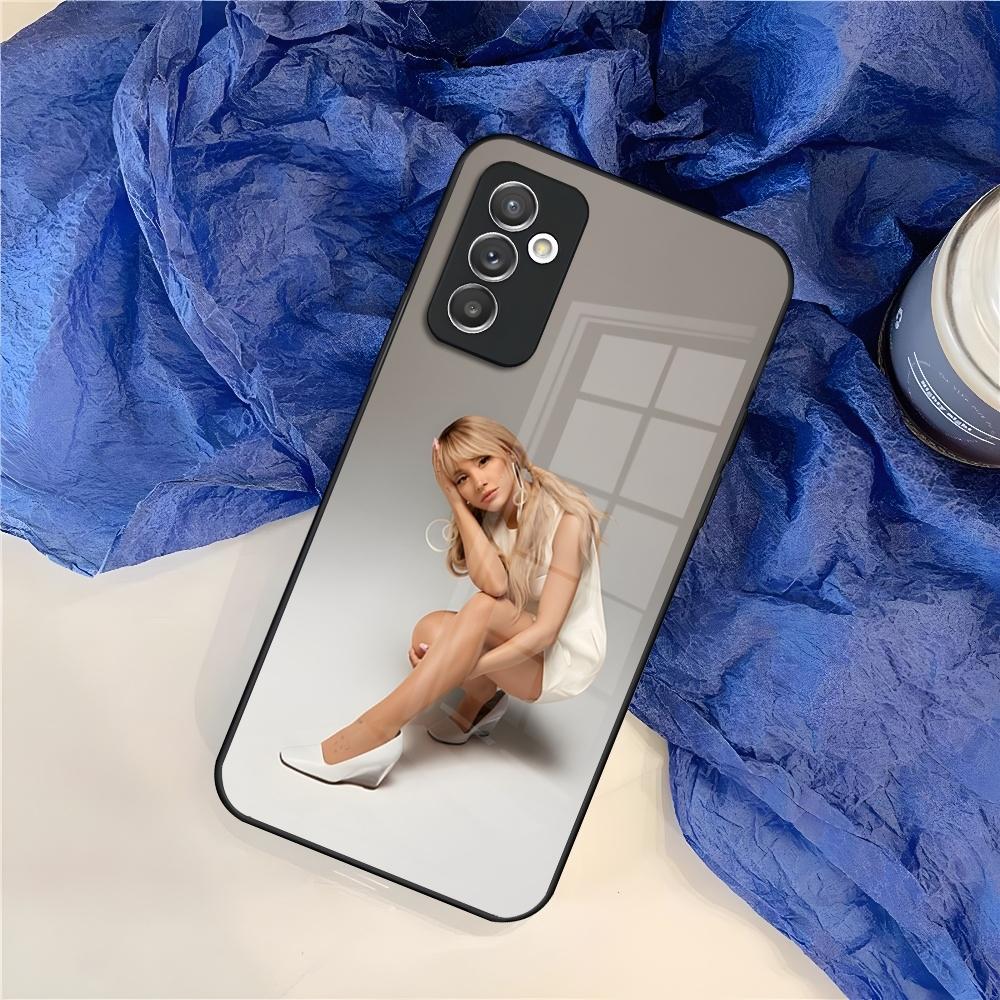 A-Ariana G-Grandes Handyhülle für Samsung Galaxy S25 S24 S30 S21 S23 S20 S22 Fe Note 20 Pro Ultra Plus Glas Hülle