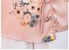 Elegant Chinese-Style Summer Two-Piece Outfit for Moms