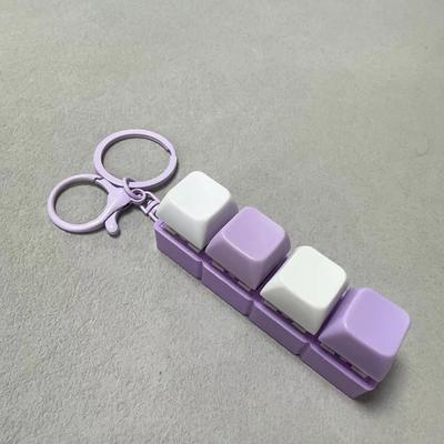 Descomprimir 234 teclas Descomprimir teclas Teclado Macaron Pellizcar Le novedad dedo Válvula de descompresión aburrida llavero