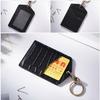 Genuine Leather Crocodile Stripes Office Badge Holder Chest Card Bus Card Campus Access Control Student Meal Card Protective Cases with Keychains