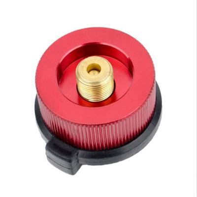 Outdoor Camping Burner Conversion Head Long Flat Tank Gas Bottle Round Converter Gas Stove Connector