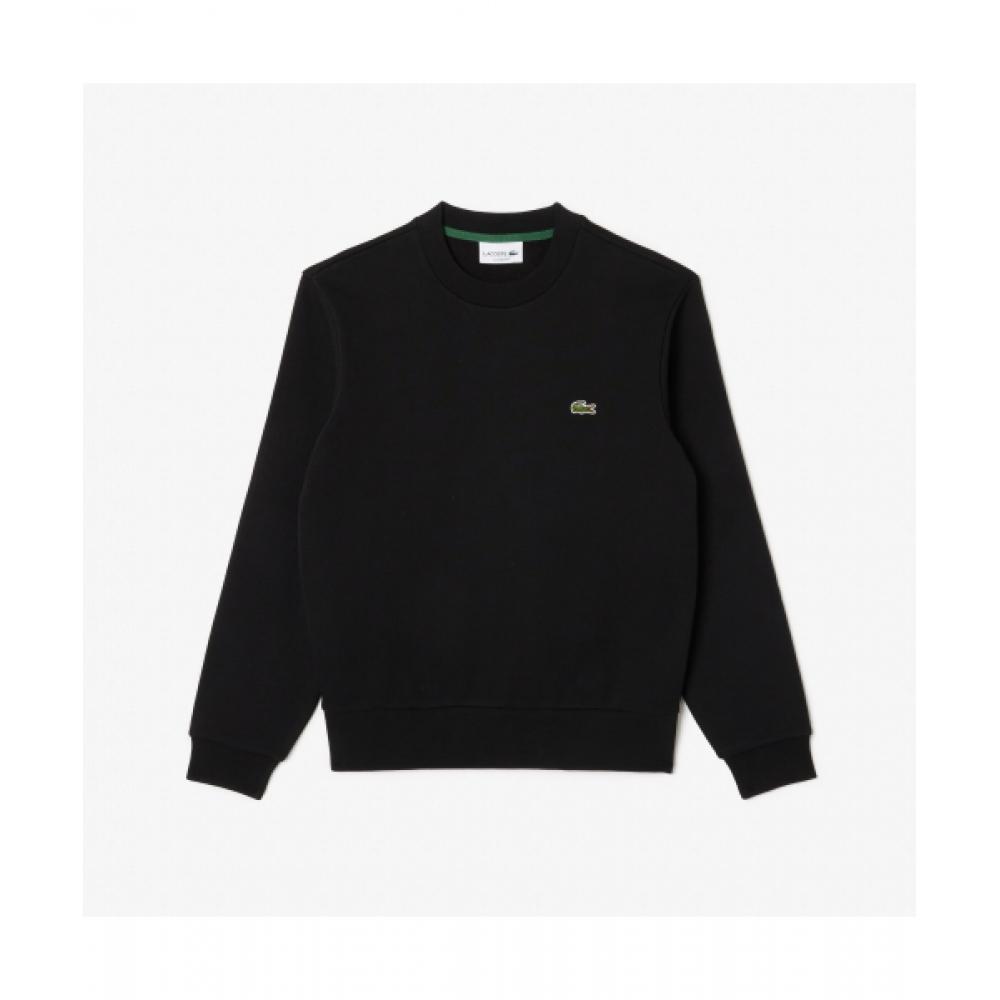 

Lacoste Мужская базовая классическая толстовка с круглым вырезом [черная] 003