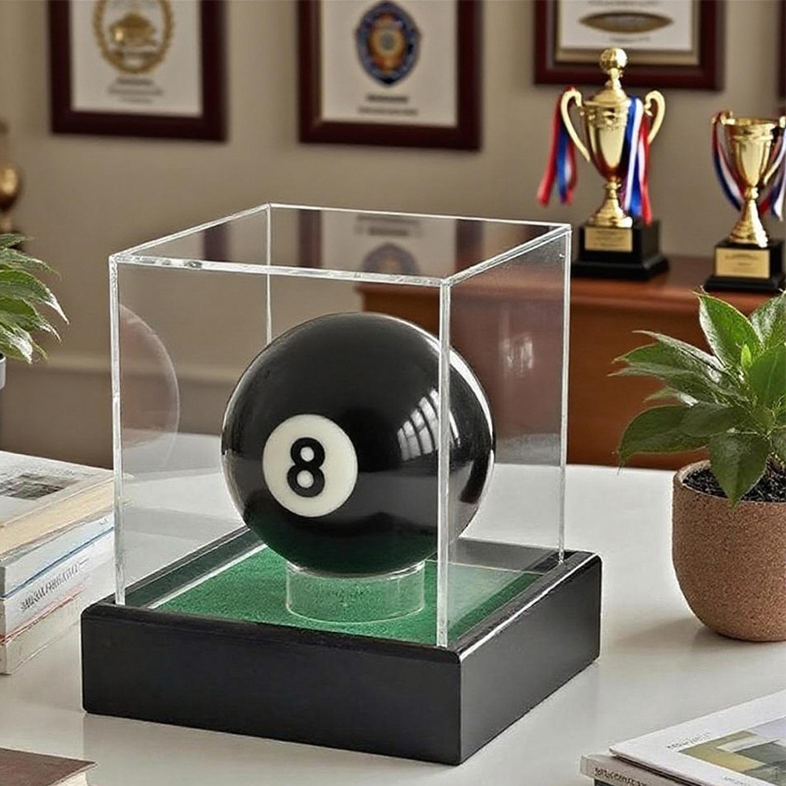 

Golf Ball Display Case Acrylic Cube Holder Transparent Storage Box Baseball
