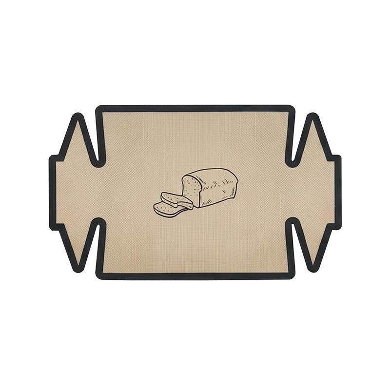 

Reusable Silicone Bread Loaf Pan Liner Bread Baking Mat Non-Stick Dough Transfer Tool Sourdough Sling Fit Loaf Pan Heat Resistan чёрный