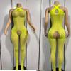Underwear Crotchless Babydolls Dress Costume Sexy Halter Neck Bodystockings Fishnet Hollow Baby Dolls Lingerie Women