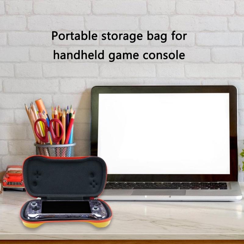 Protector Case Storage Box for RG557 Scratchproof EVA Bag Handheld Game Console Travel Carrying Case with Lanyard
