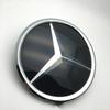 C200 E300 Chaud 2026 Nouveau Pour Benz Étoile Emblème Logo Grille Avant Miroir 3D Noir Brillant et Argent Chromé Pour Mercedes Benz Classe E