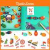 Fishing Wooden Magnetic Puzzle Toys For Childrens Educational Word Matching
