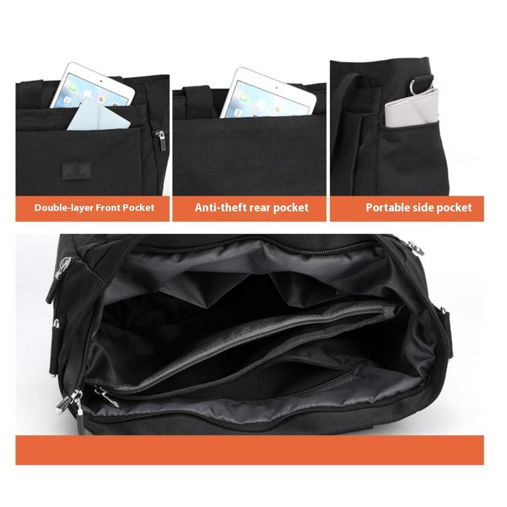 Autumn and Winter Nylon Women's Bag Casual Large-capacity Travel Bag Anti-splashing Multi-pocket Portable Messenger Shoulder Women's Bag