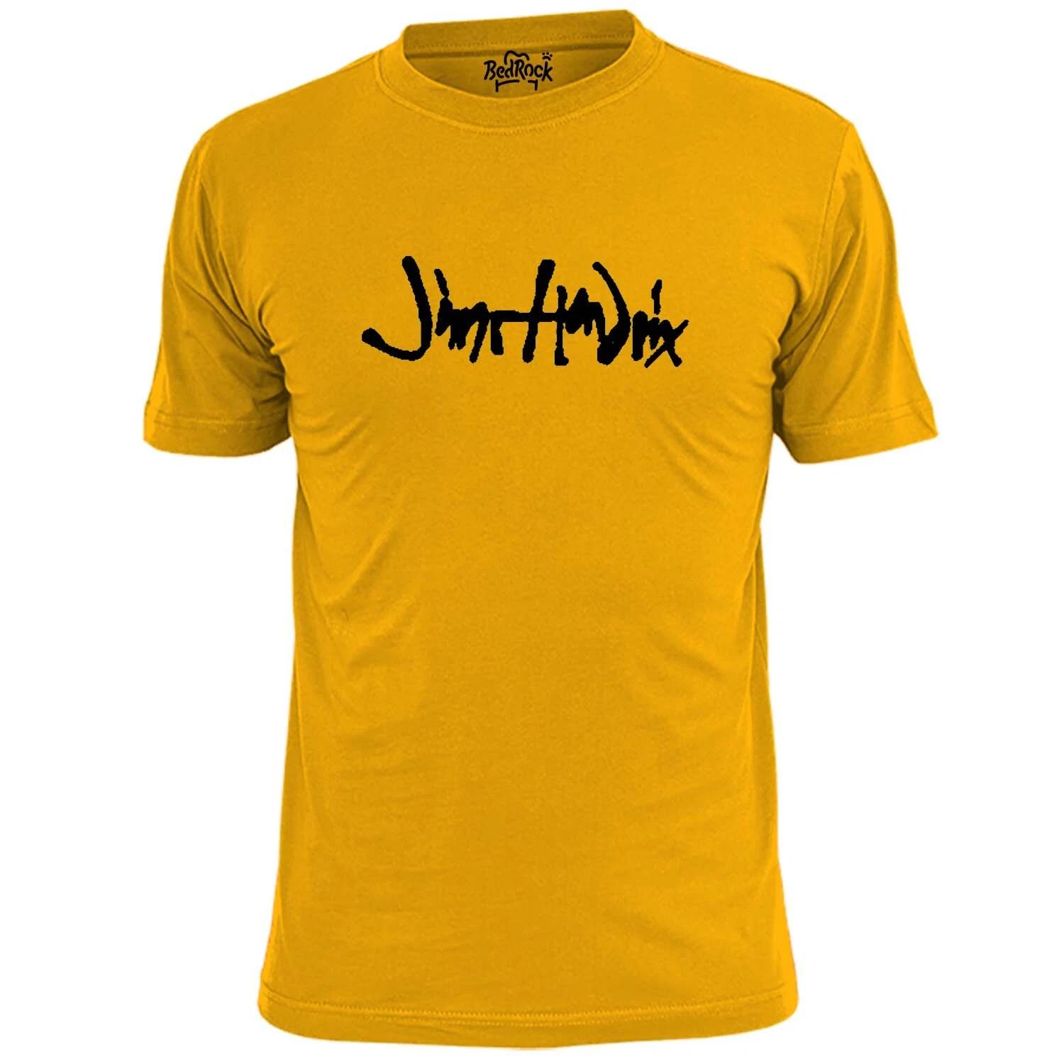 Mens Hendrix Signature T shirt Rock Blues Guitarist Jimi 2XL