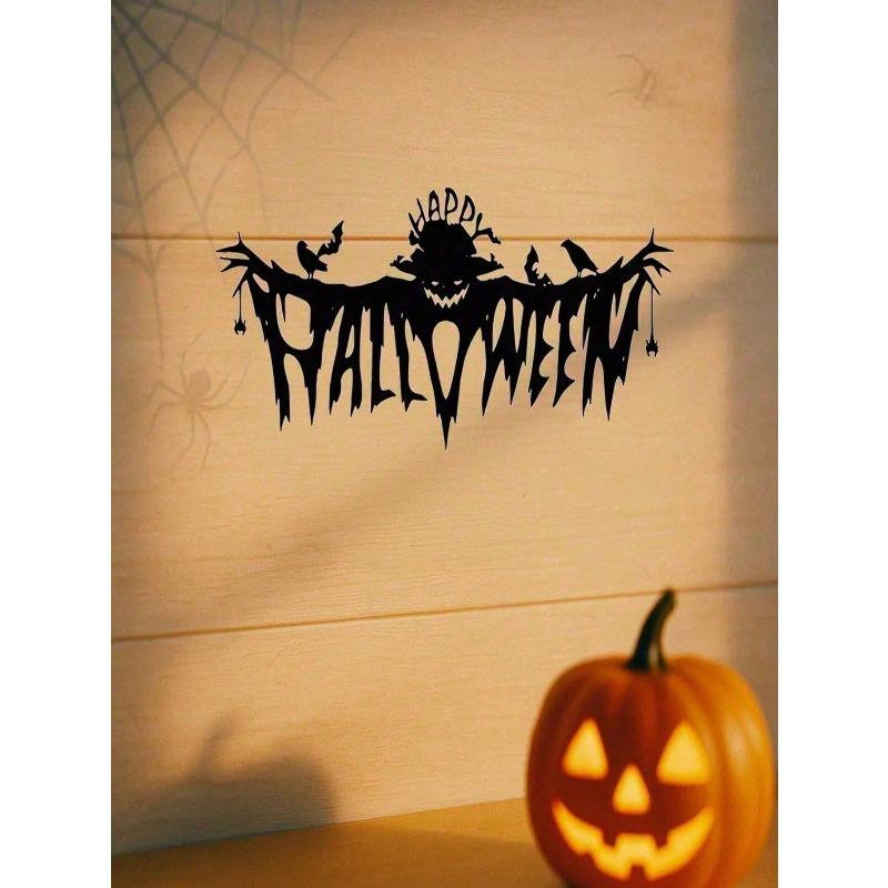 Gothic Halloween Metal Wall Art Macabre Wall Hanging Spooky Indoor Goth Decor Gift