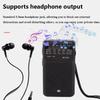 Mini Pocket DSP Radio Best Reception FM AM SW Radios Receiver with Flashlight Loudspeaker 3.5mm Headset Jack Rechargeable Radio