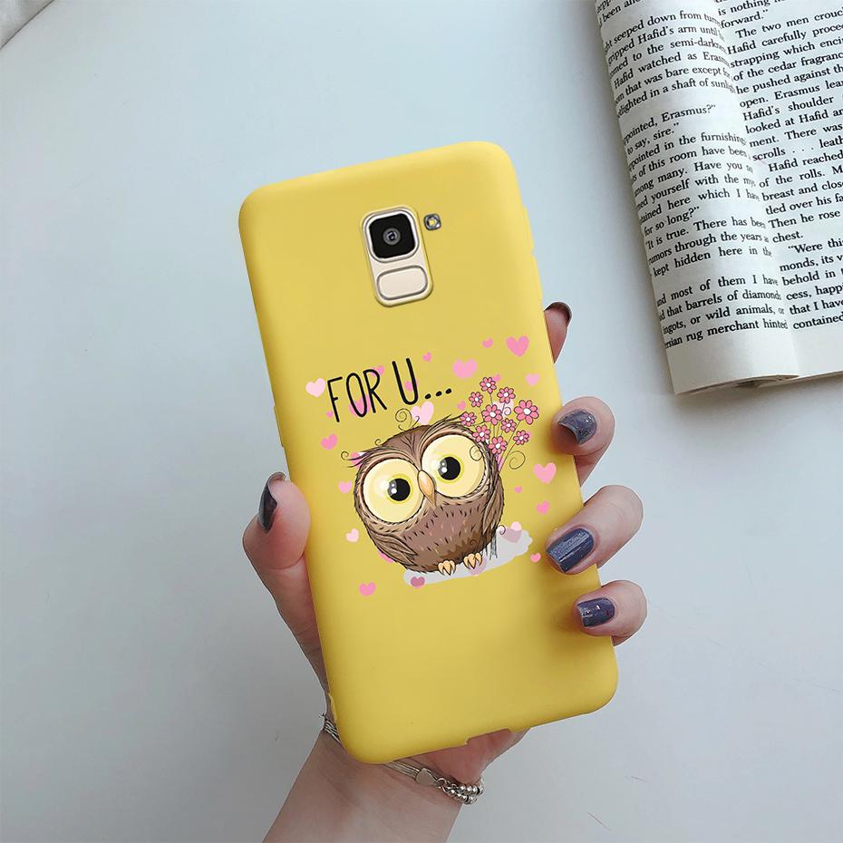 For Samsung J6 2018 Case J600F Soft Silicone Cute Love Heart Flower Cover For Samsung Galaxy J6Plus 2018 J6+ J6 Plus J610F Case