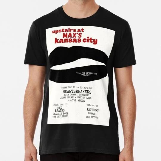 

Vintage Max s Kansas City Gig Poster T-Shirt Tee Top Unisex Made in the USA 100% Cotton T-shirt Mens Tees Top 4XL
