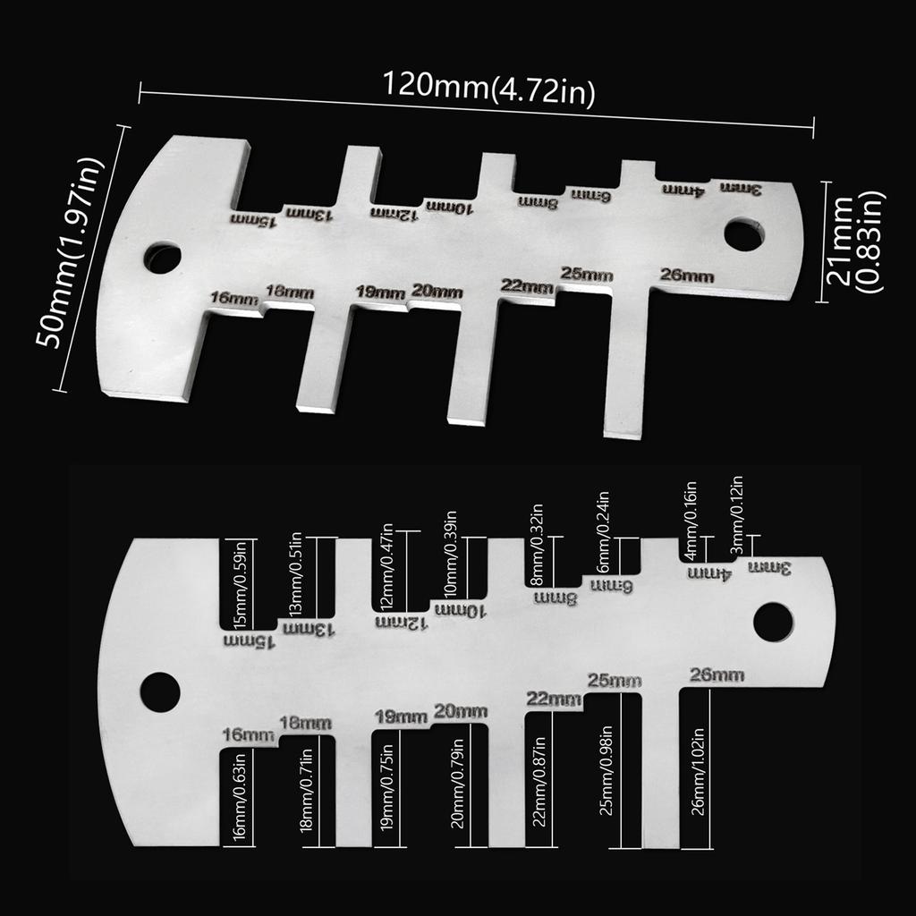 Precisions Height Gauge For Woodworking And DIY Use Stainless Steel Measuring Instrument Ergonomic Design