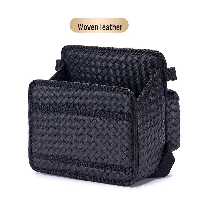 Úložná taška na loketní opěrku autosedačky: Prostřední síťový úložný organizér na tašky