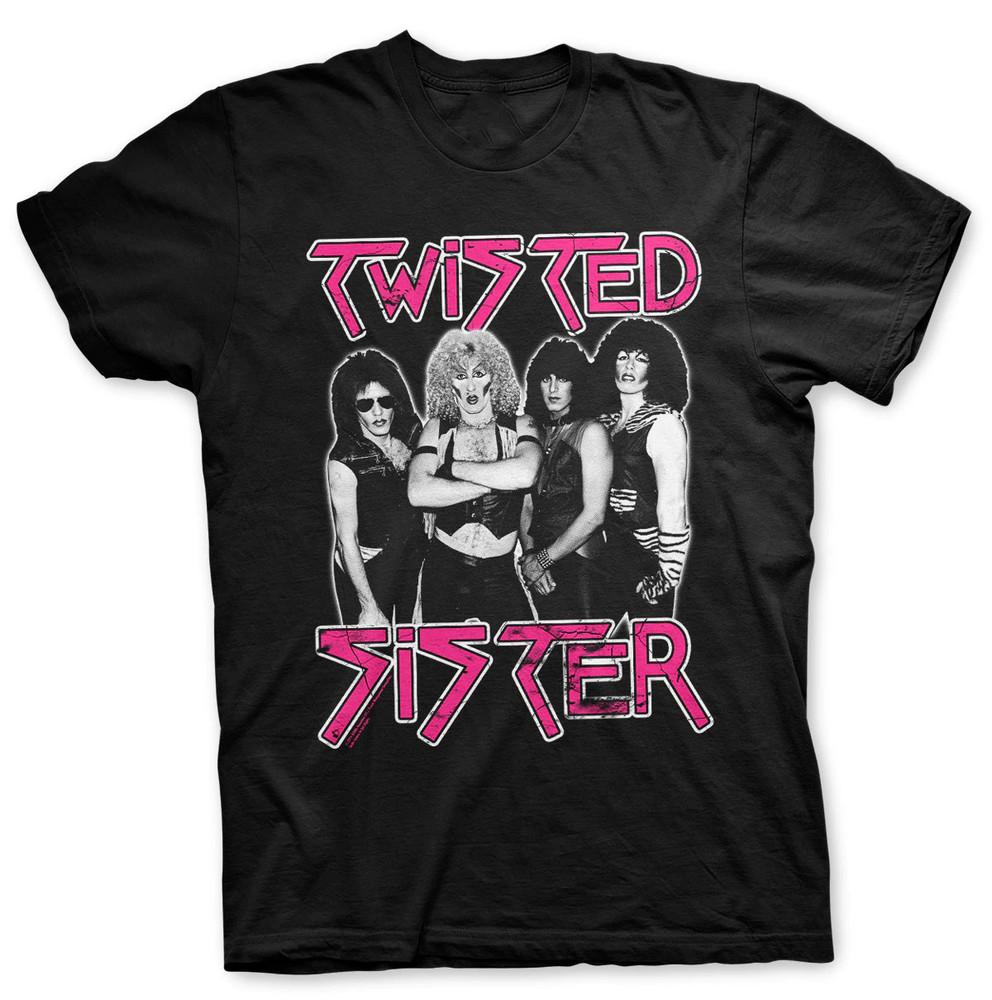 Twisted Sister band Men T-shirt Black Short Sleeve All Sizes S to 5Xl Unisex T-Shirt XXXXL