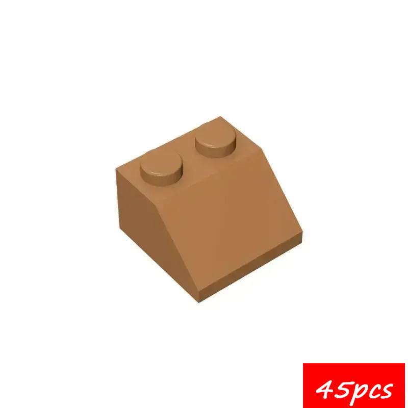45PCS Assembles Particles 3039 Slope 45 2x2 Bricks Building Blocks Parts  DIY Assembly Educational Toys For Children Kids Gift