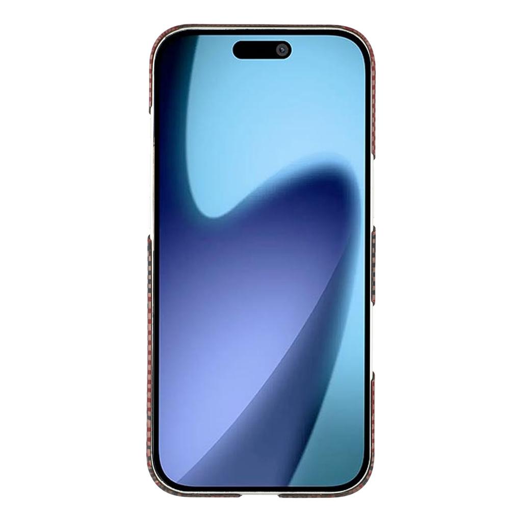 Pro iPhone 17 Air Magnetické pouzdro Přesné výřezy Kryt telefonu z aramidového vlákna s kovovým rámečkem objektivu