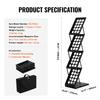 Foldable Magazine Display Rack 4 Pocket Brochure Literature Display Stand