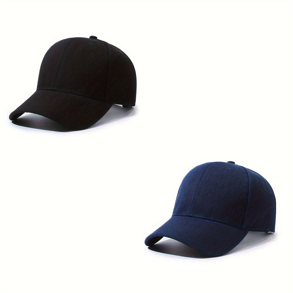 Stylish Curved Brim Baseball Cap - Sun Protection, Adjustable, Lightweight & Stretchy Fabric for Sports & Holiday Occasions
