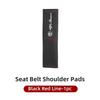 BBDJ3 Car Seat Belt Cover Seatbelt Shoulder Strap Protector Pad For Alfa Romeo Giulia 147 Mito 156 159 166 GT Stelvio Brera Volante
