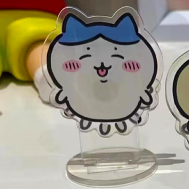 Chiikawa Cute Little Eight Rotatable Stand-up Cartoon Acrylic Desktop Cute Ornaments Decoration Can Run Jiyi Usachi Gift