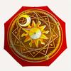 1pc Sacred Geometry Symbol Umbrella with Plastic Handle,Suitable for All Seasons Home Travel Outdoor UmbrellaM1064