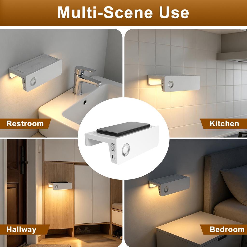 Smart Motion Sensor Night Light: Activates on Arrival, Deactivates on Departure – Ideal for Cabinets & Storage