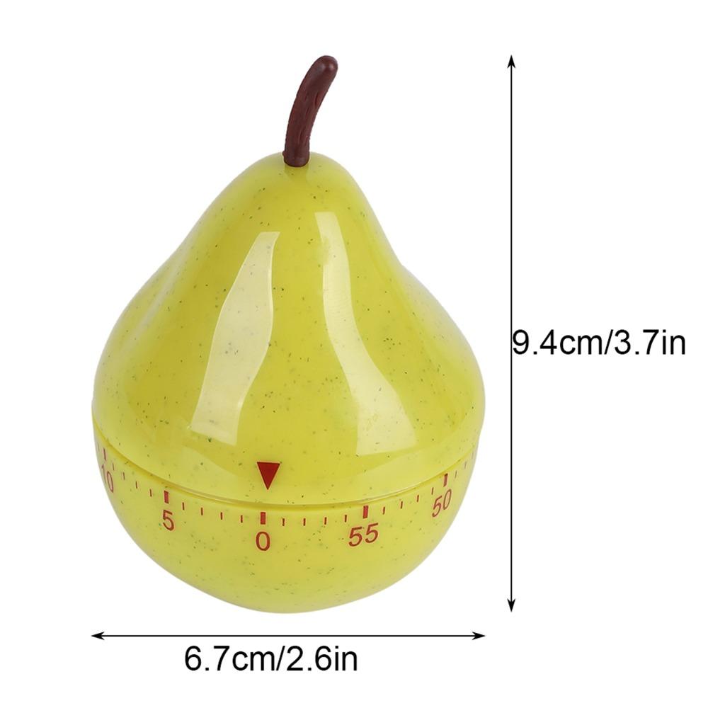 Timer a forma di pera Cartone Animato Mini Timer Conto alla Rovescia Fornitura da Cucina Sveglie Cottura