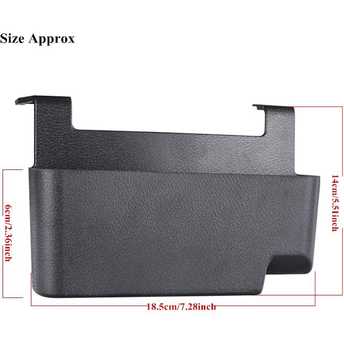 YOCTM Front Center Console Organizer Tray for Jeep Wrangler JL JT Armrest Storage Box Accessories Fits 2018-2025 JLU Sports Sahara Freedom Rubicon X