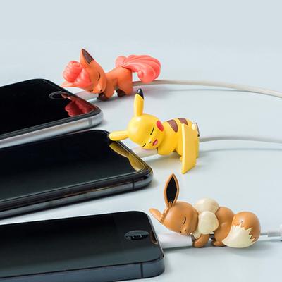 Cartoon Doll Mobile Phone Charging Line Protector Squirrel Fox Hug